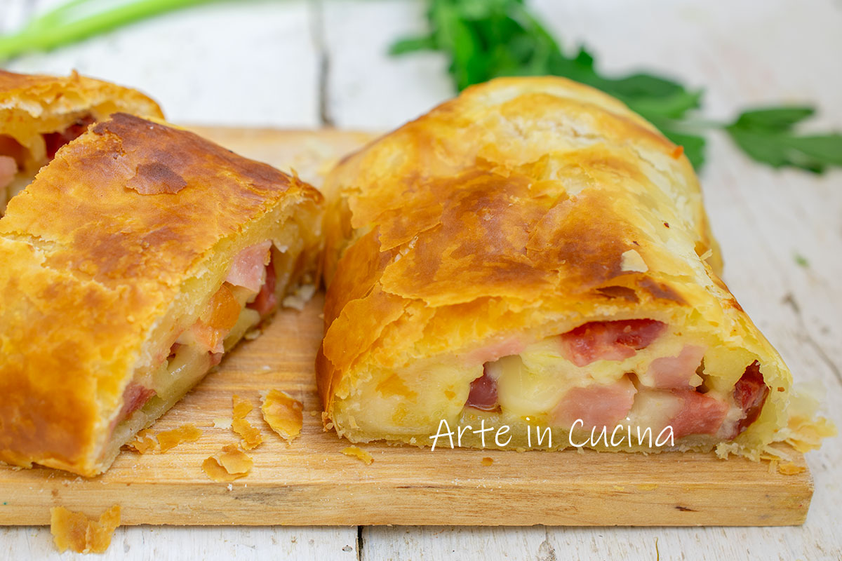 Rustic Puff Pastry Roll