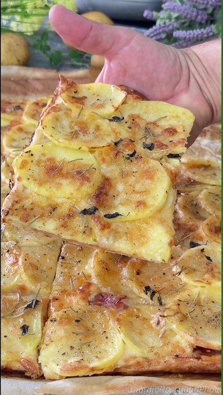 rustic with potatoes and speck