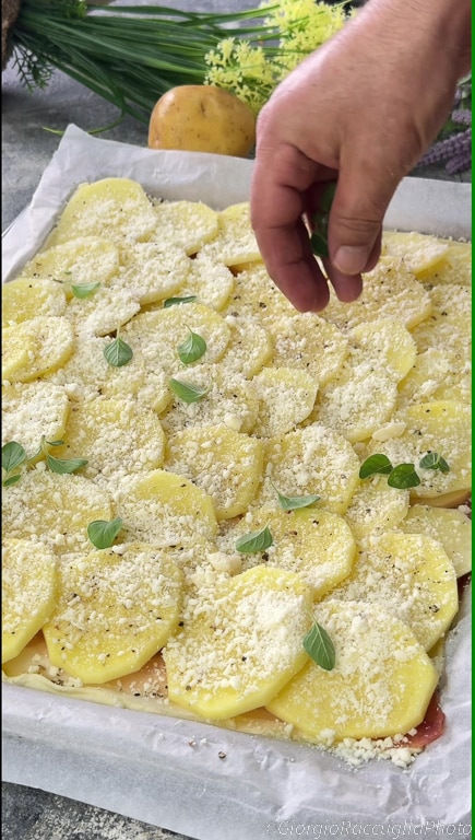 rustic with potatoes and speck