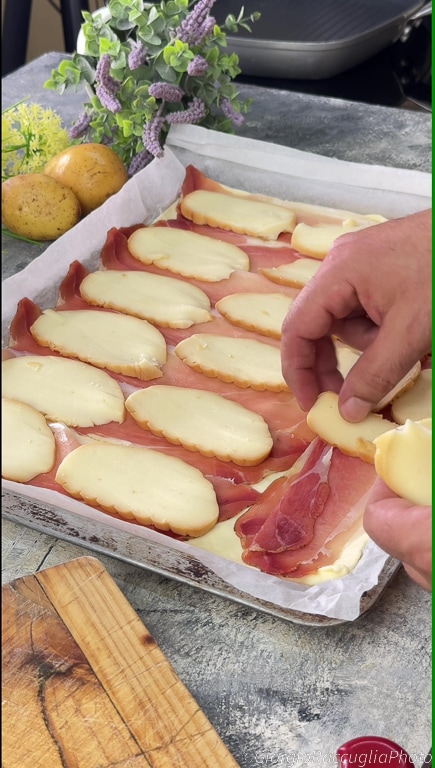 rustic with potatoes and speck