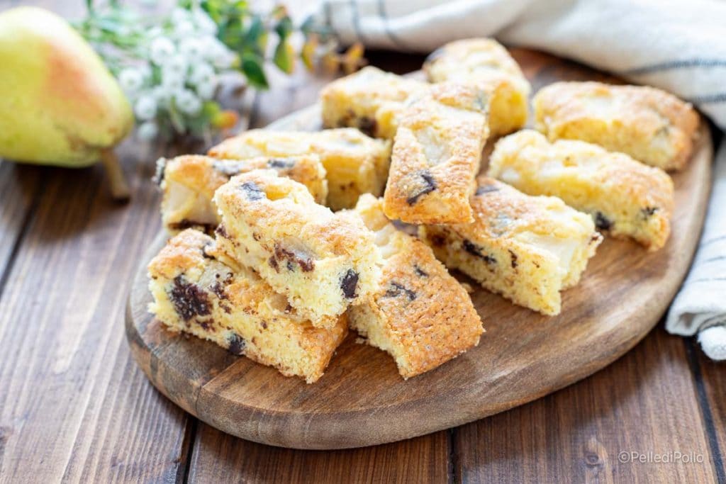 rustic cookies with pears and chocolate