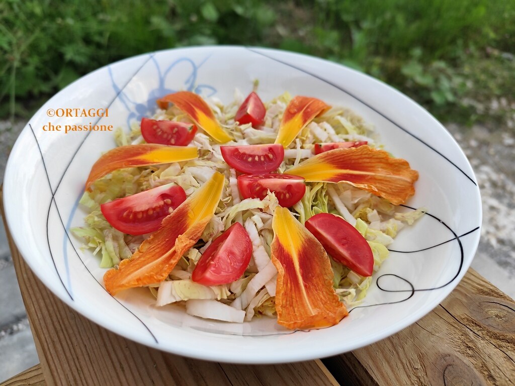 Salad with St. Joseph’s Lilies