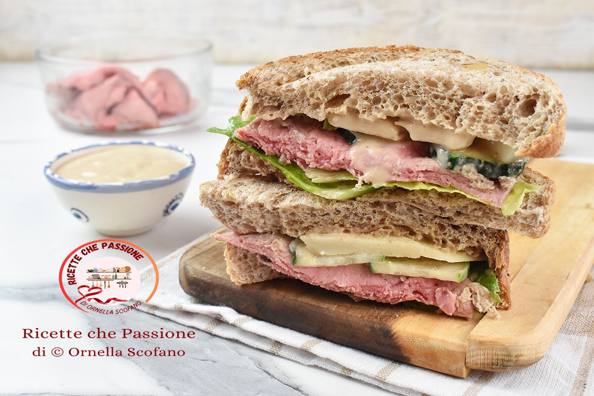 Sandwiches with Veal Tonnato and Parmesan