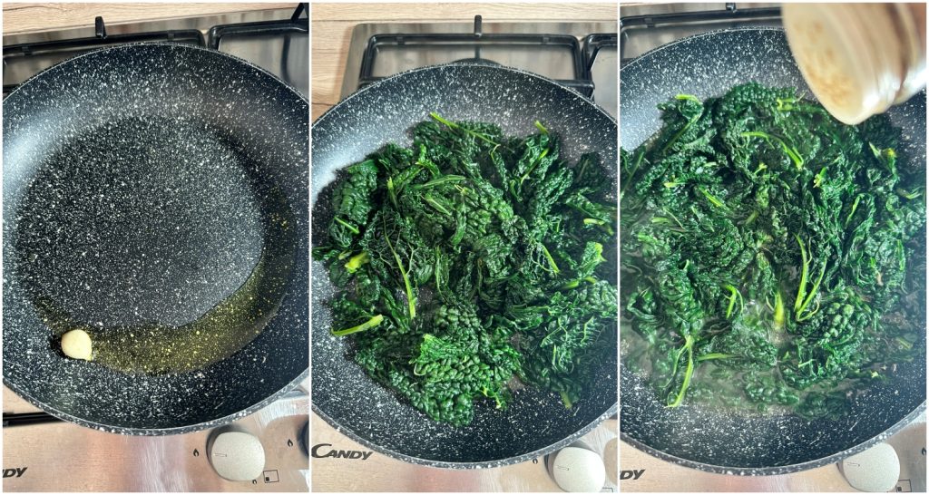sauteed black kale