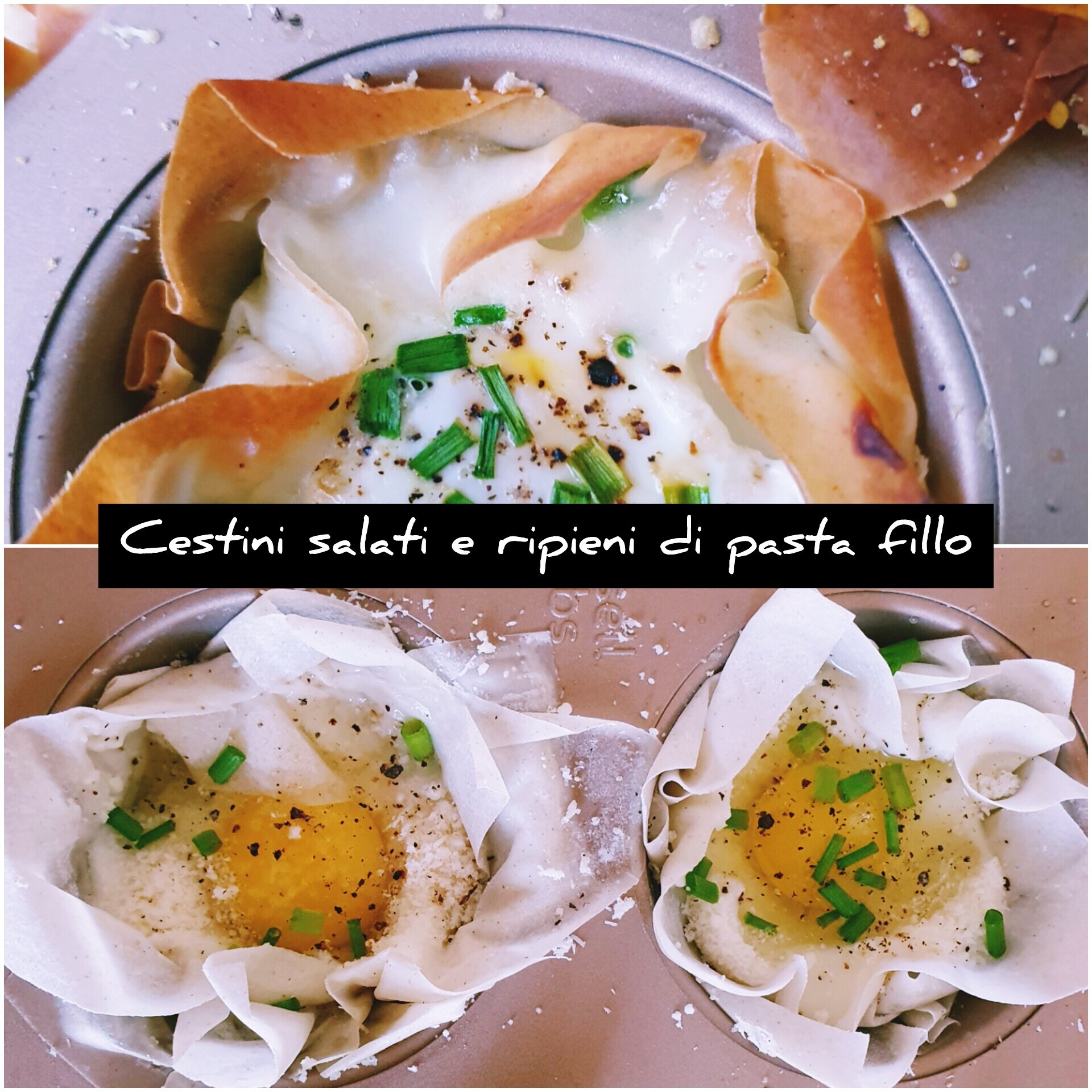 Savory Phyllo Dough Baskets