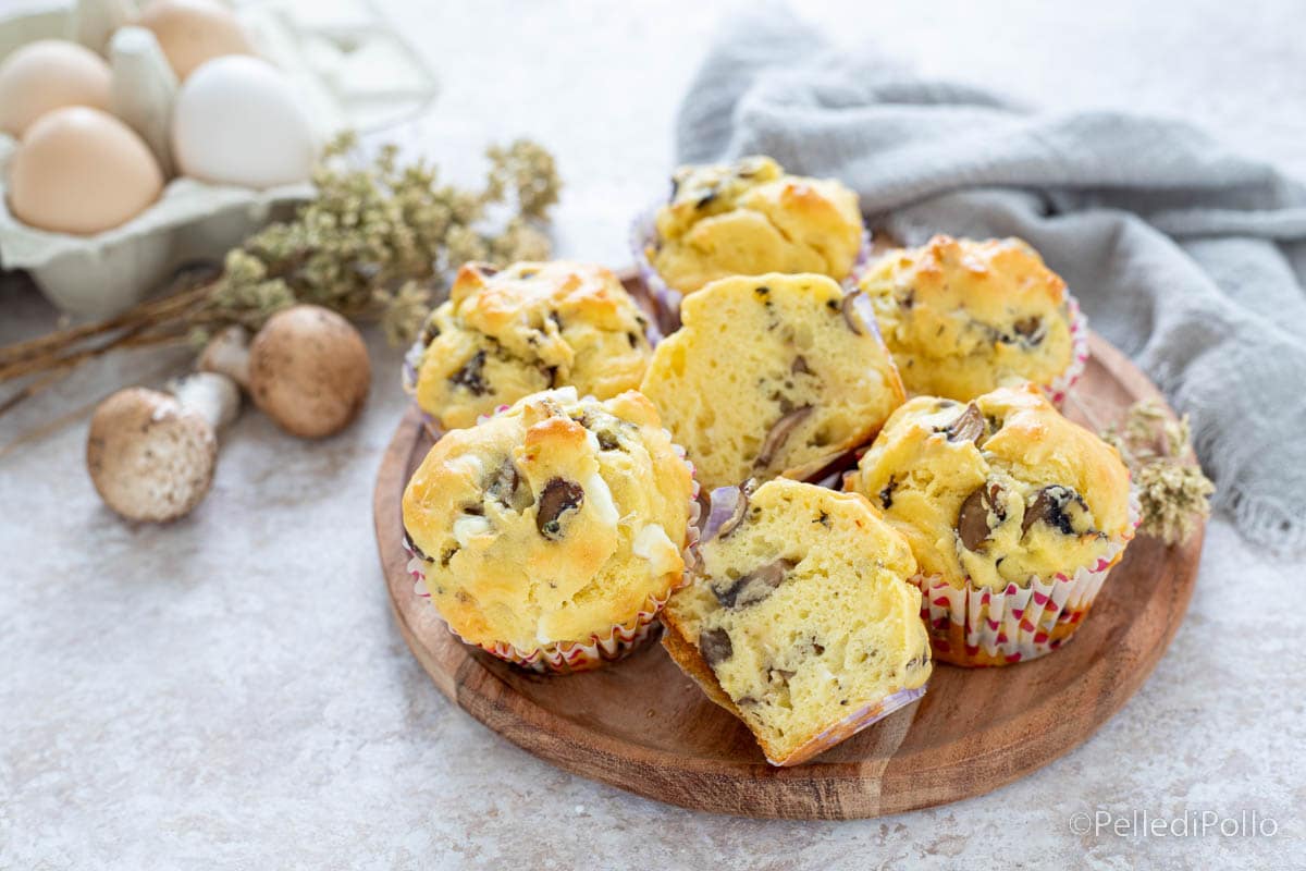 Savory Mushroom Muffins