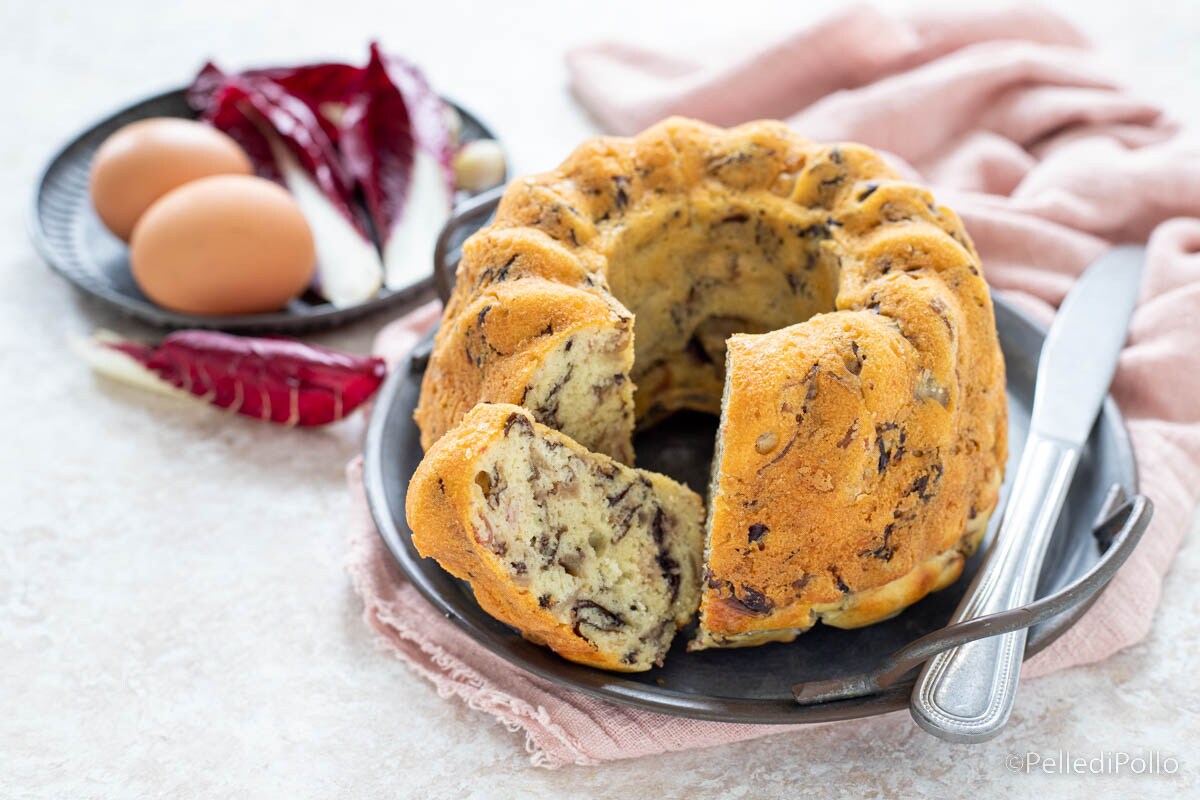 Savory Radicchio Bundt Cake