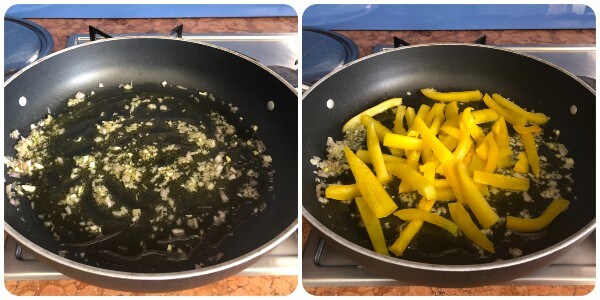 scallops with bell peppers - step 3