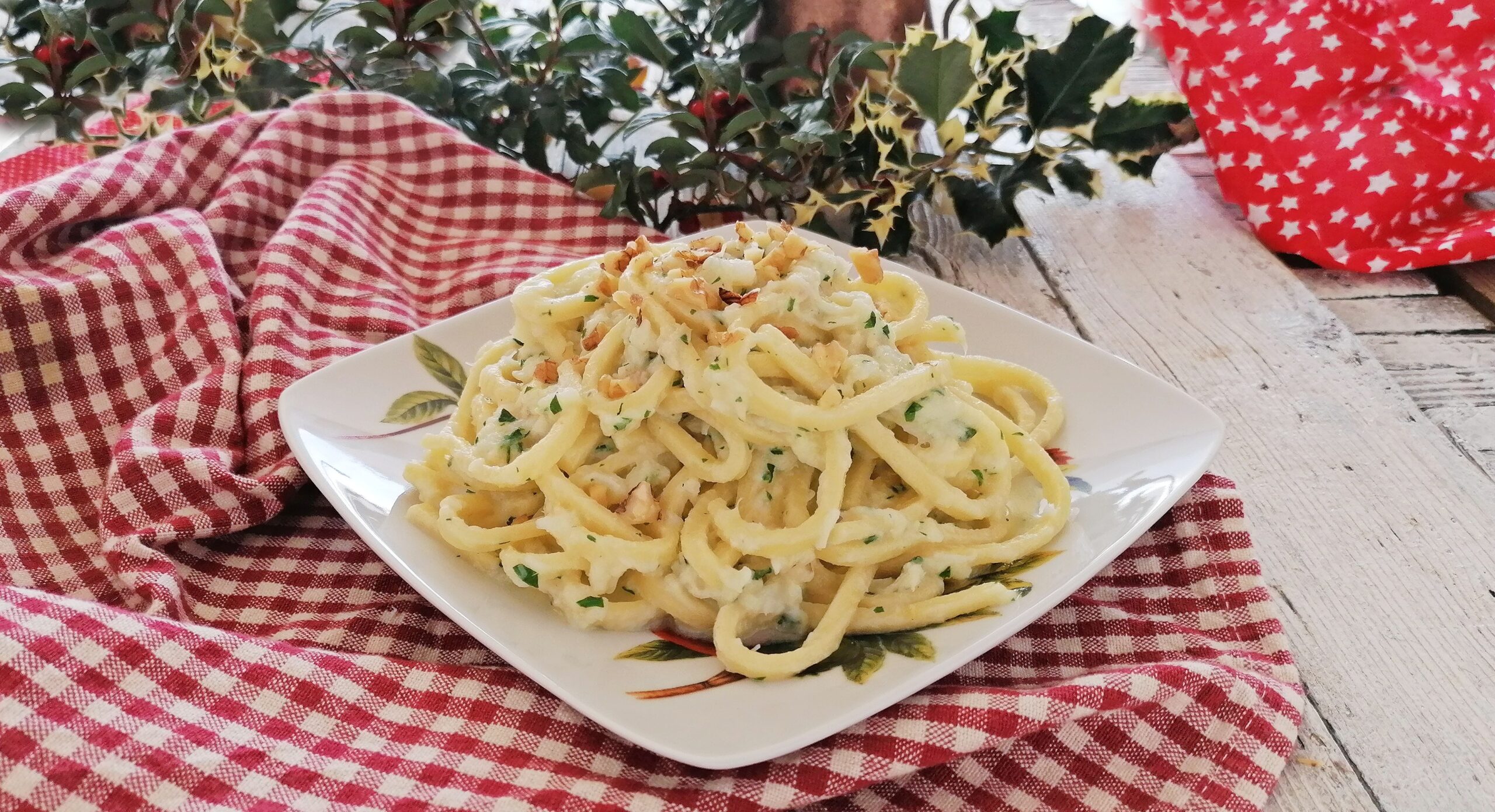 SCIALATIELLI WITH CREAMY COD CREAMINESS