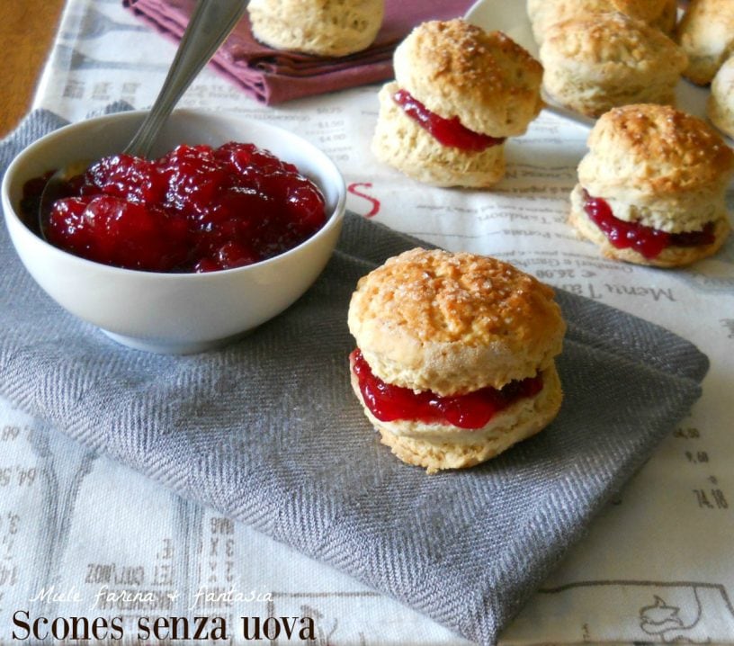 Scones. Sweet Recipe Without Eggs