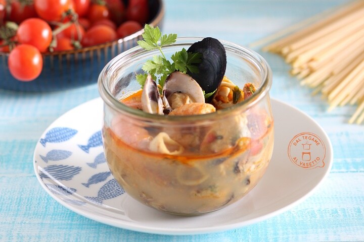 Seafood Sauce Cooked in a Jar