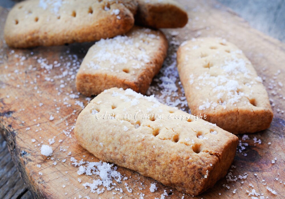 Shortbread quick Scottish butter cookies
