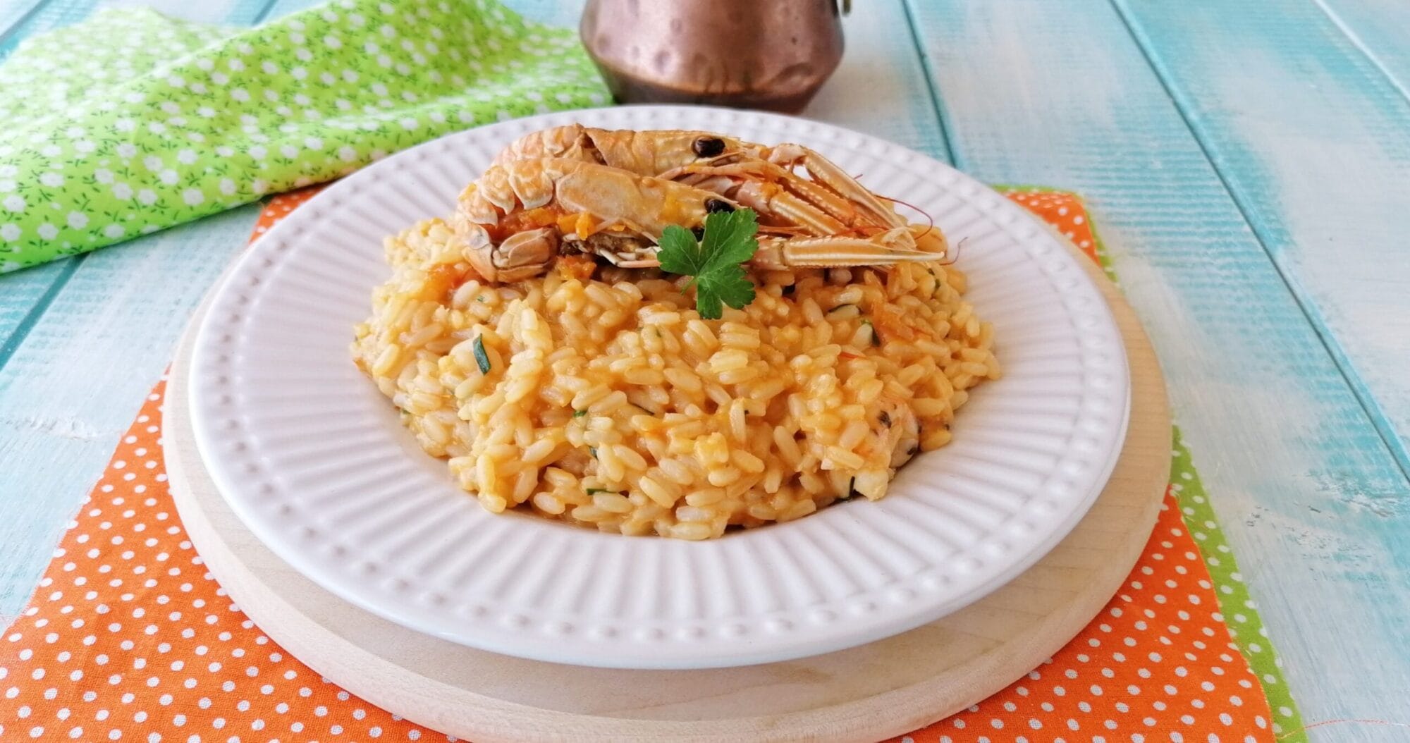 CREAMY AND DELICATE SHRIMP CREAM RISOTTO