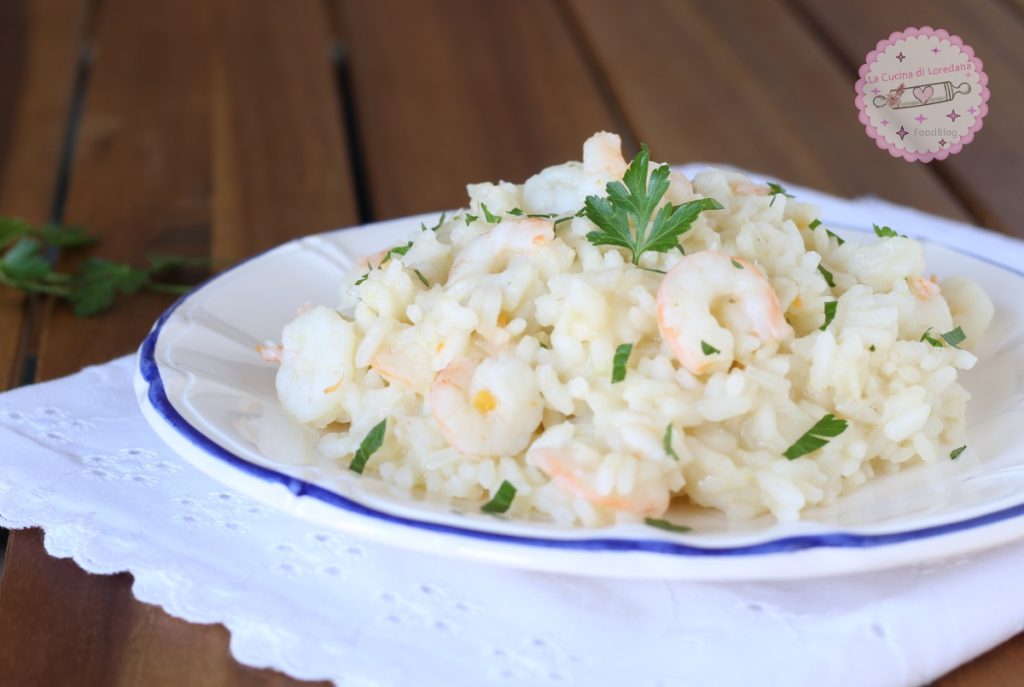 shrimp risotto
