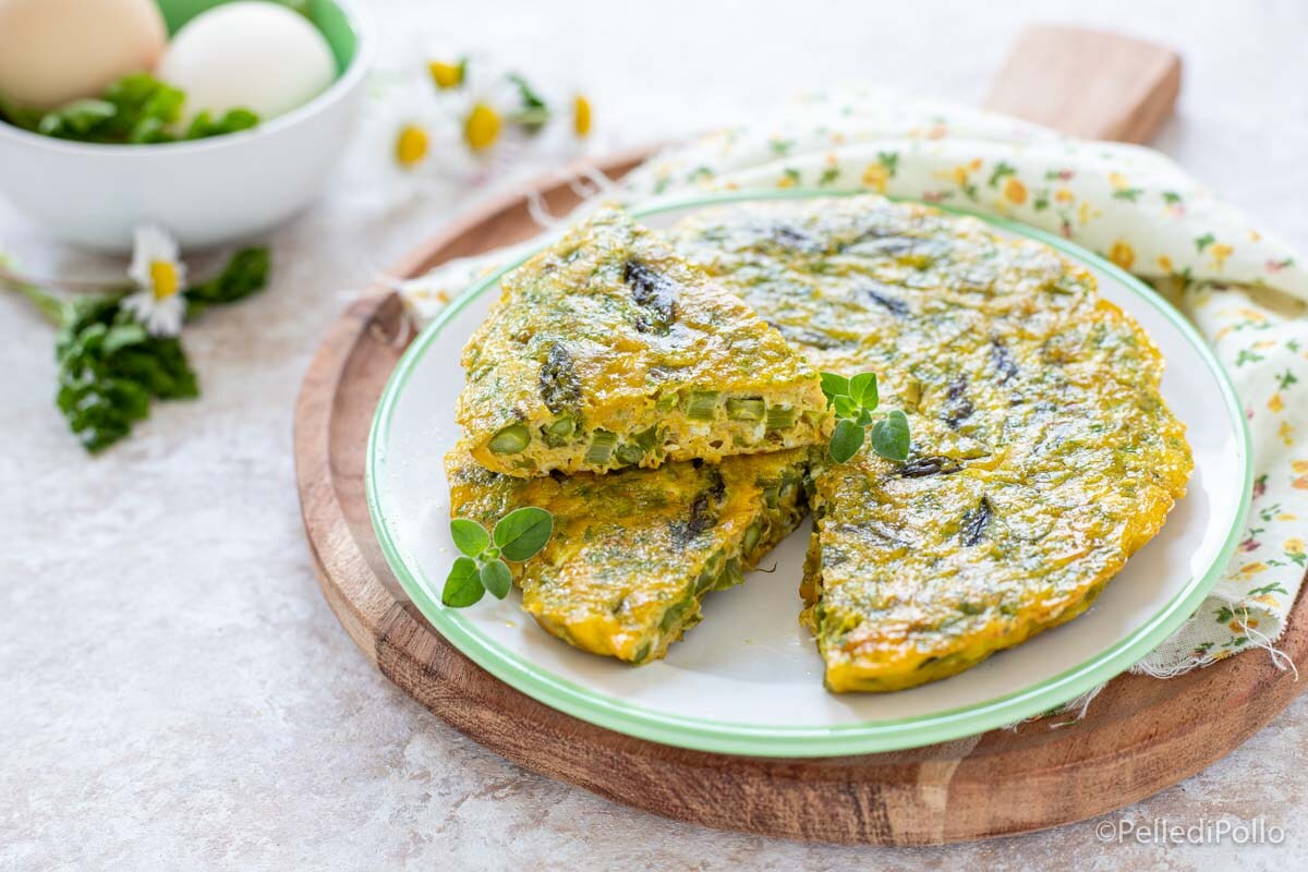 Simple Asparagus Omelette