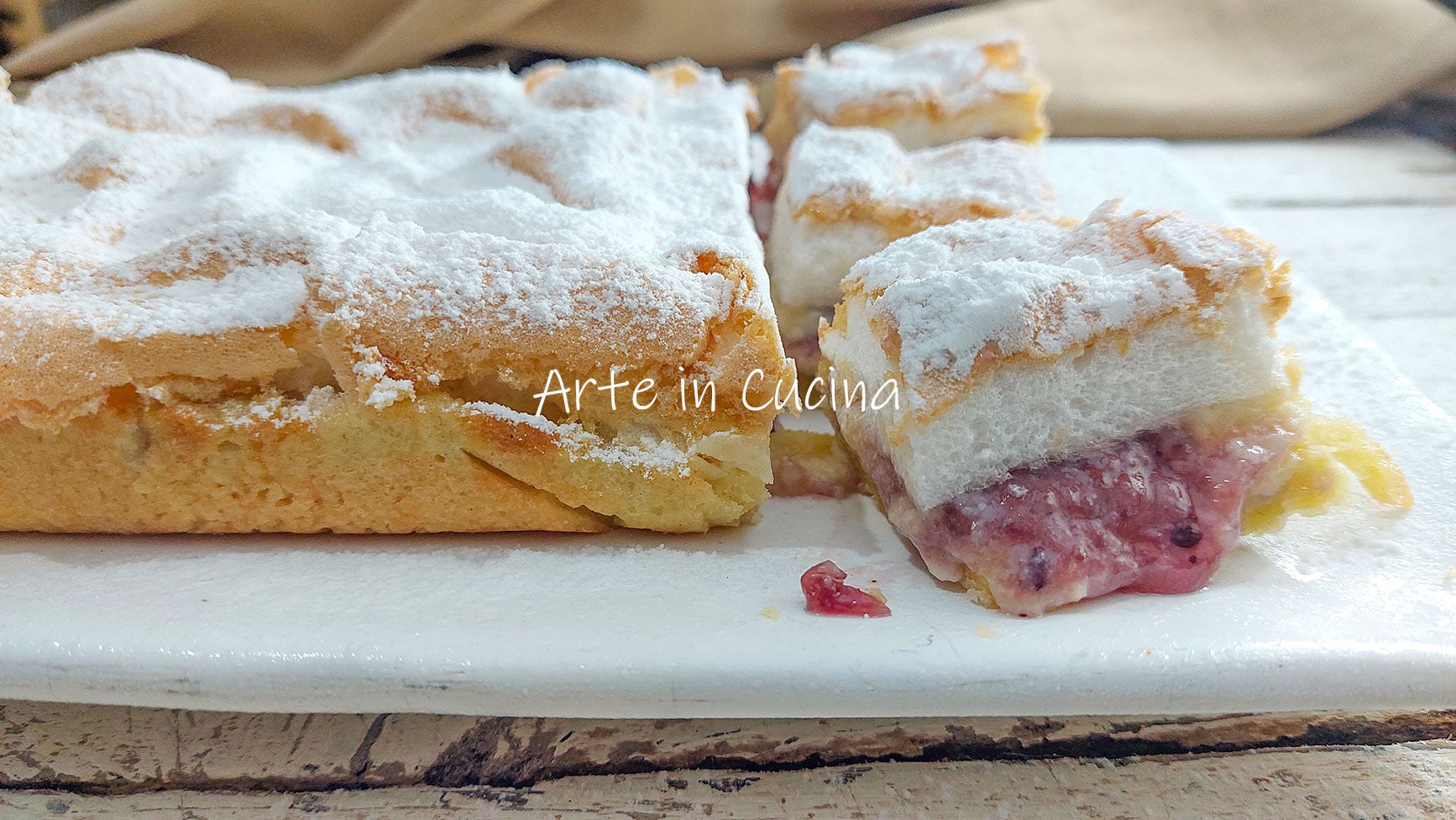 SLAVIC TART with RICOTTA and jam