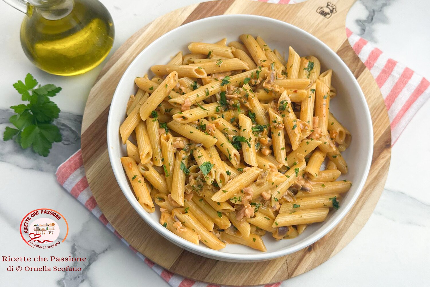 Smoked Salmon Penne for the Holidays