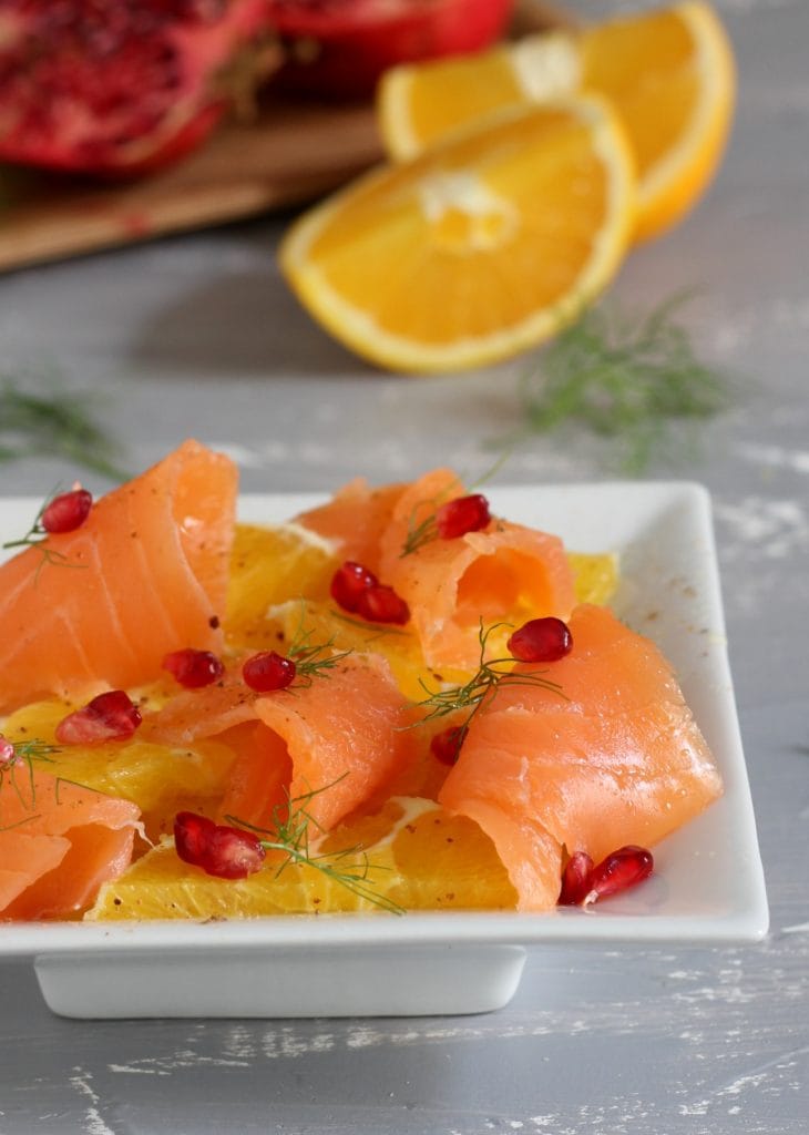 Smoked Salmon and Orange Salad