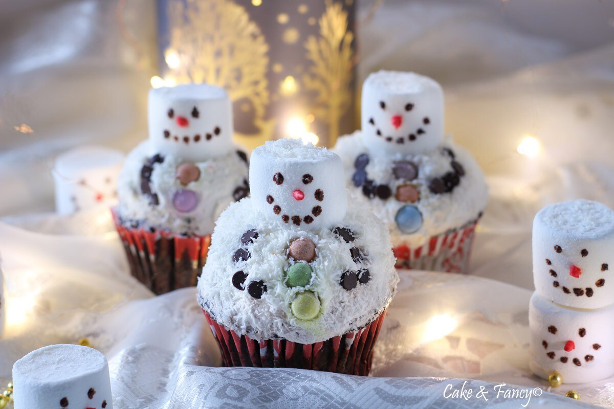 Snowman Christmas Muffins