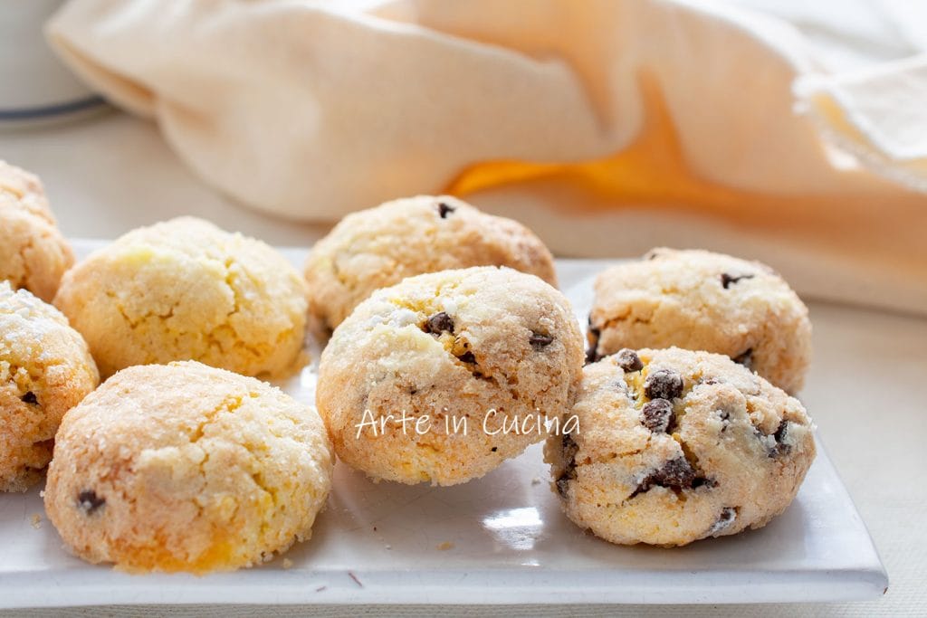 Soft almond orange cookies