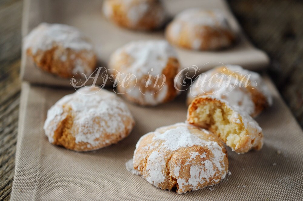 Soft amaretti easy and quick cookie recipe