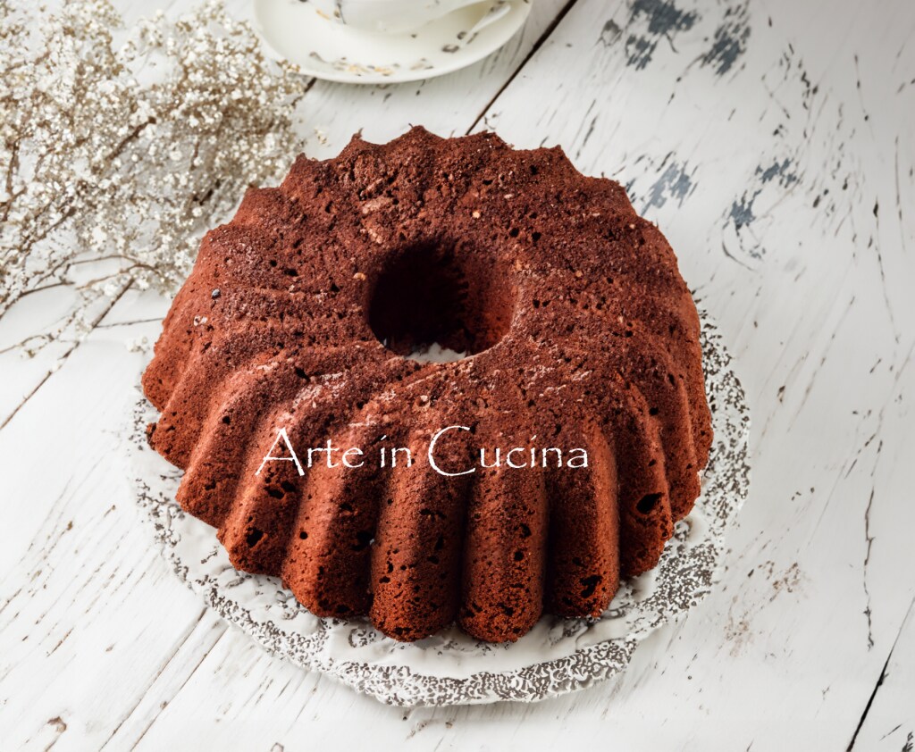 Soft Cocoa Bundt Cake without Butter