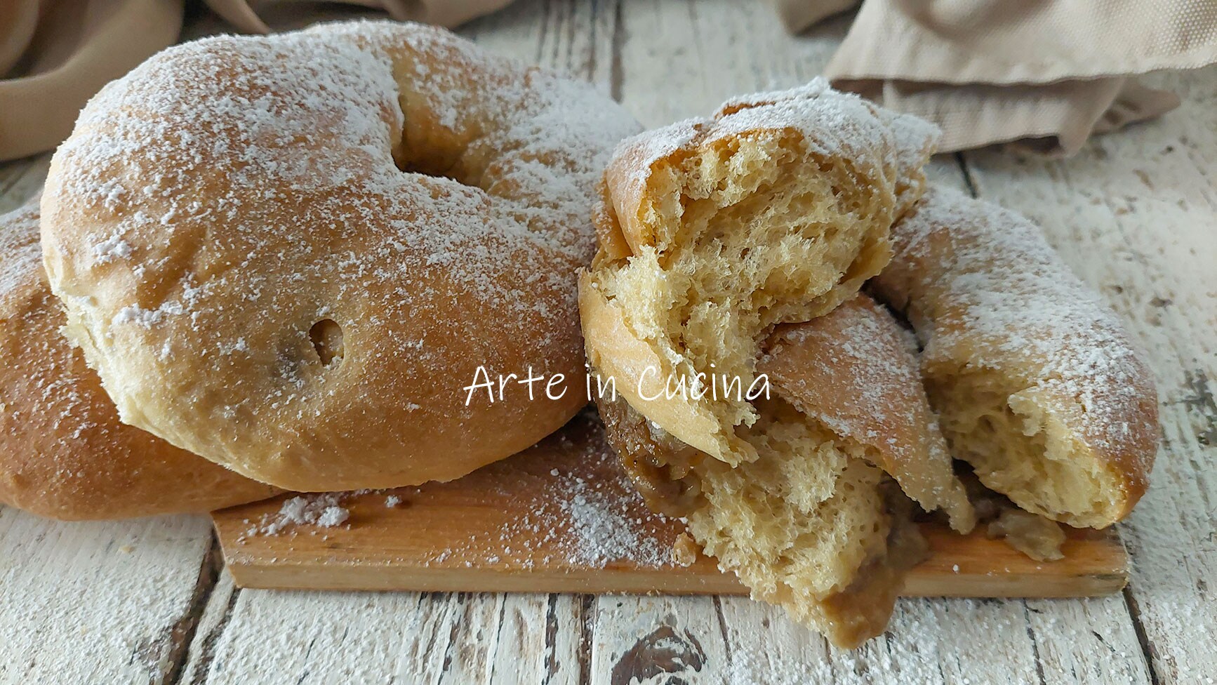 SOFT COFFEE DONUTS filled with cream