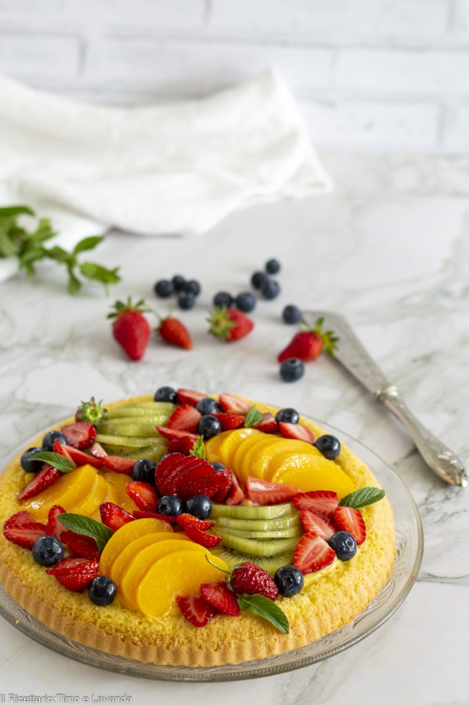 soft fruit tart