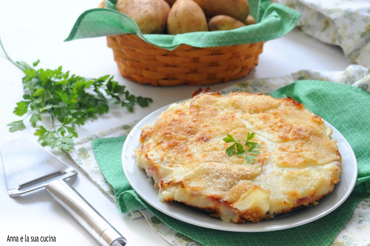 Soft-Hearted Potato Cake