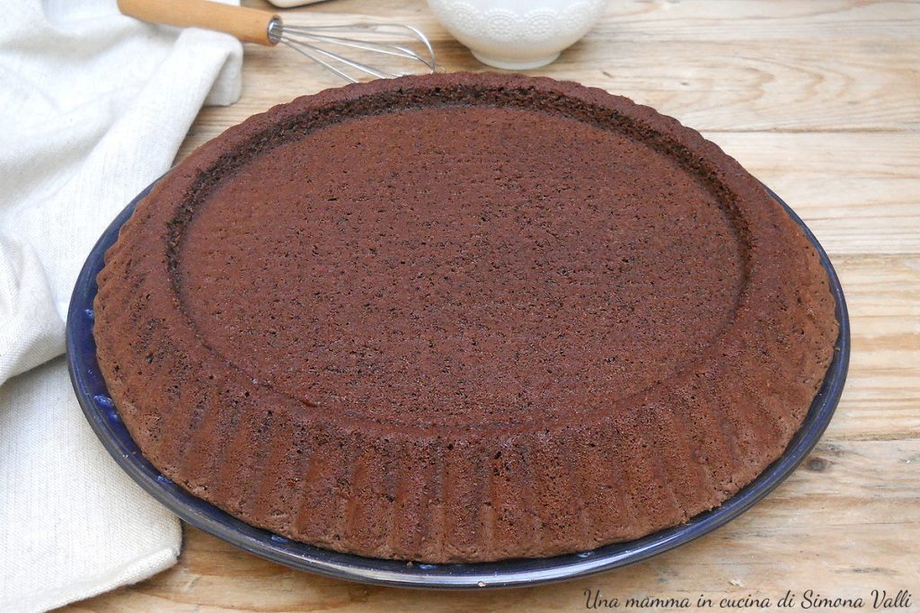 soft chocolate and almond tart