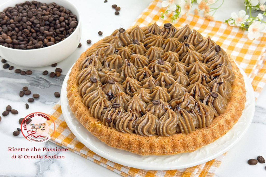 recipe soft tart with coffee cream