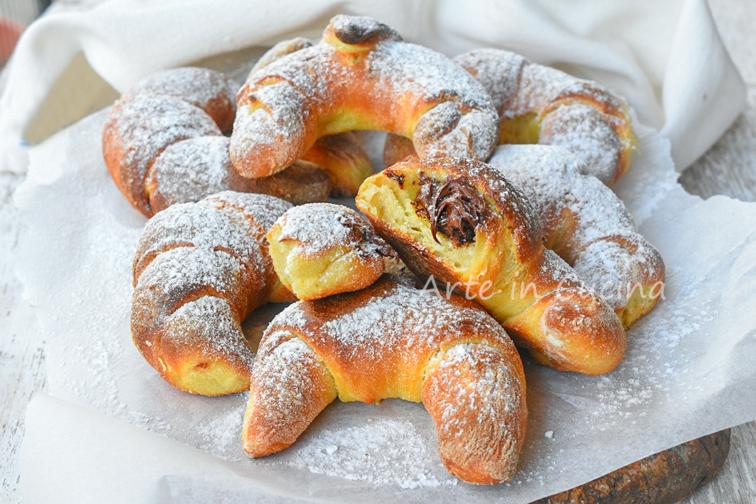 Soft Water Croissants without Butter