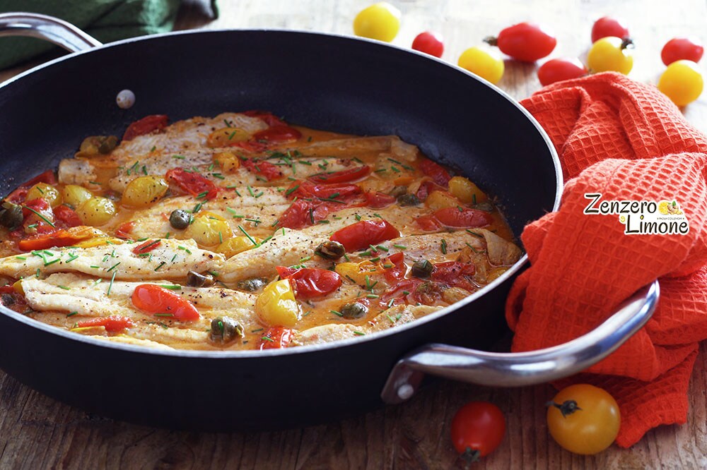 Sole Fillets with Cherry Tomatoes