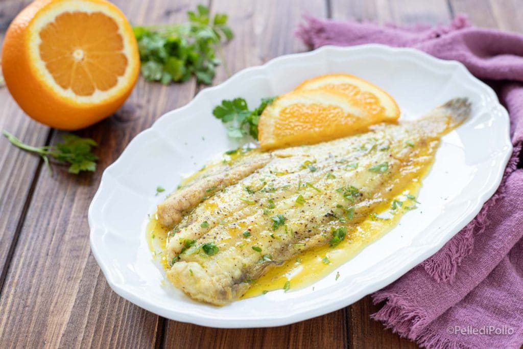 sole with orange