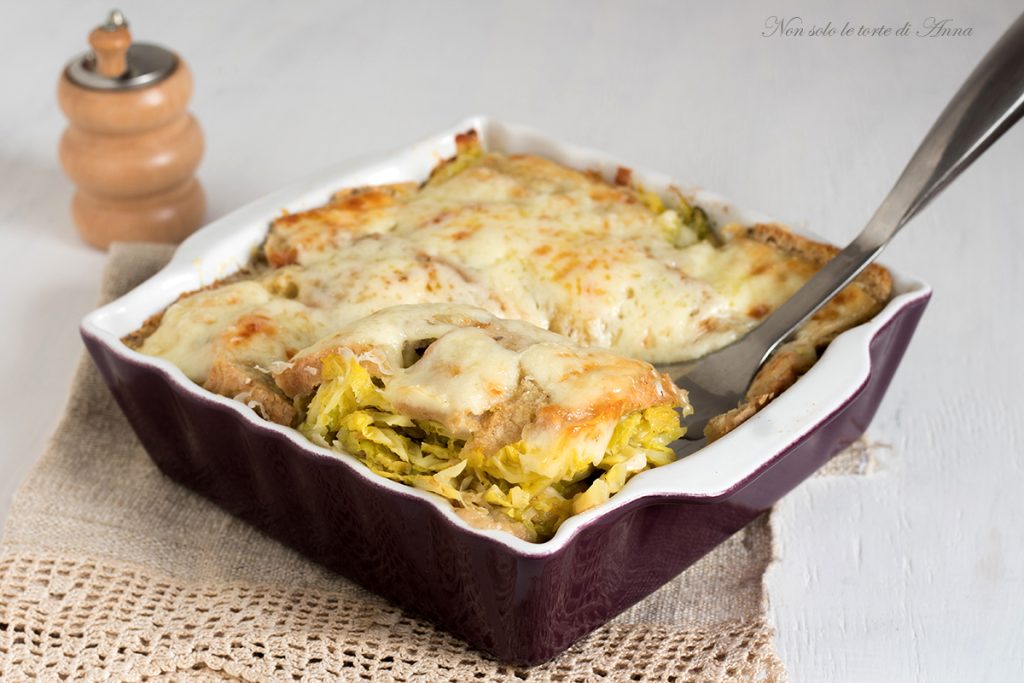 soup with savoy cabbage, typical of Aosta Valley