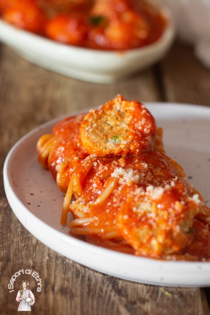 Ricotta Meatballs in Tomato Sauce