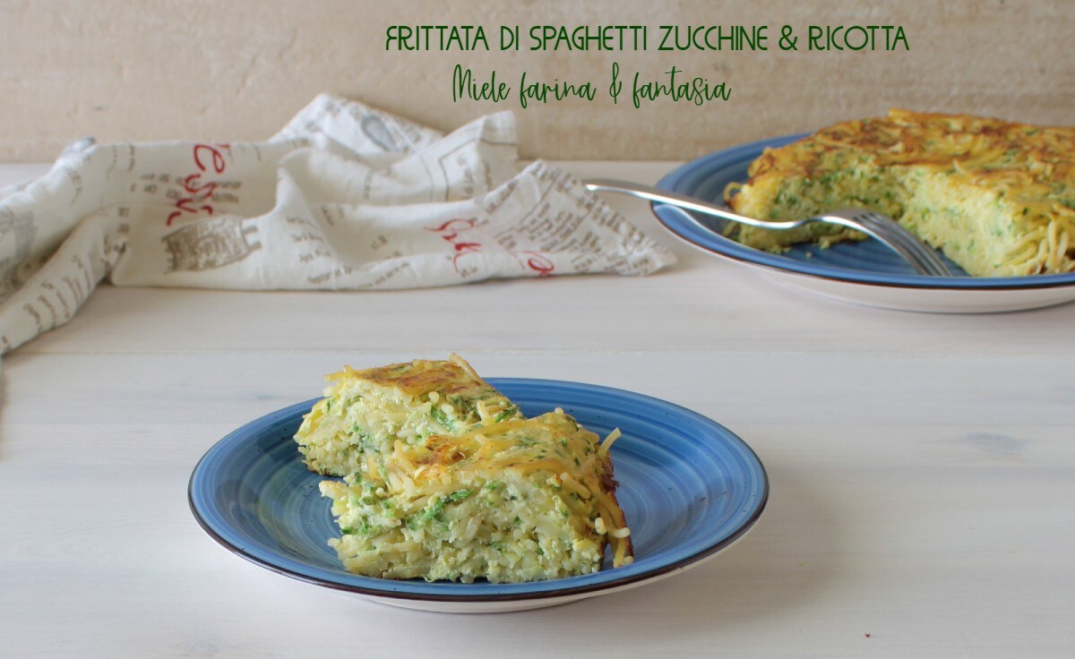 Spaghetti Frittata with Ricotta and Zucchini