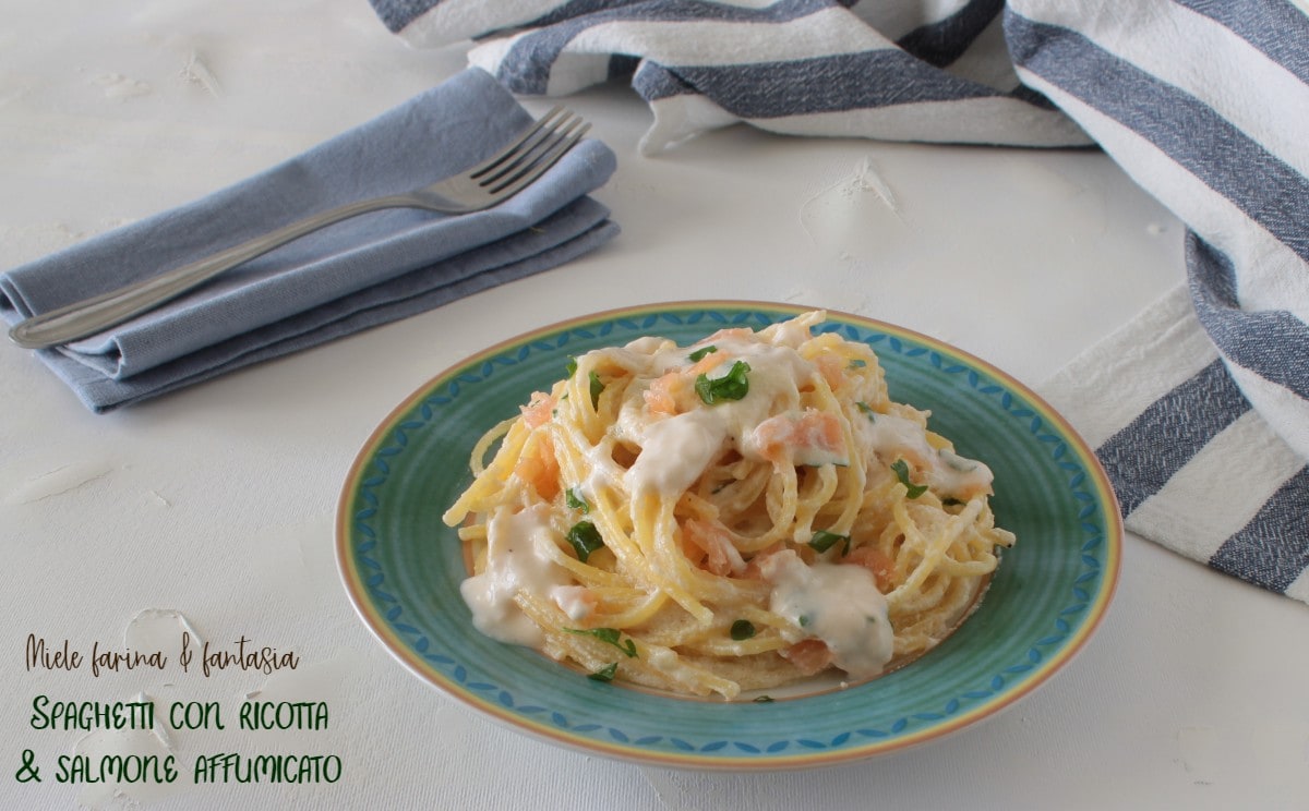 Spaghetti with Ricotta and Smoked Salmon