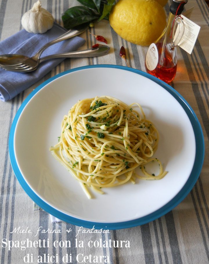 Spaghetti with Anchovy Extract of Cetara