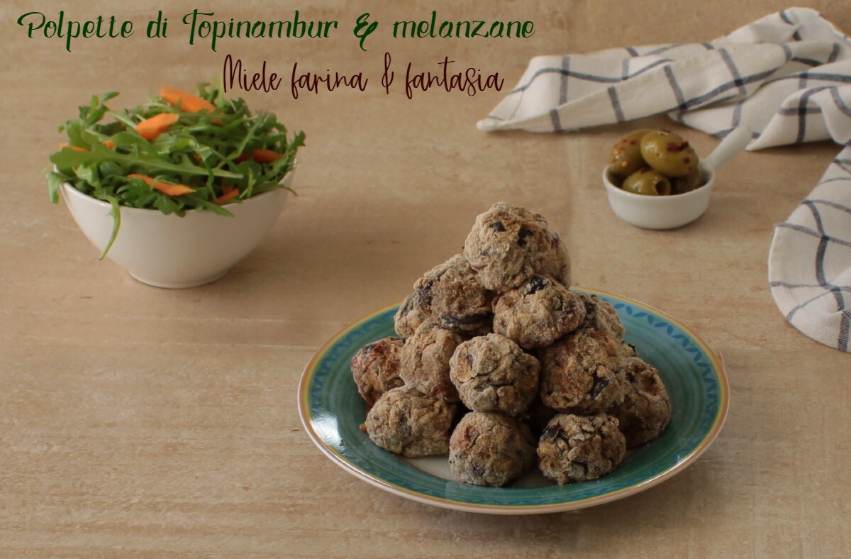 Spicy Eggplant and Jerusalem Artichoke Balls