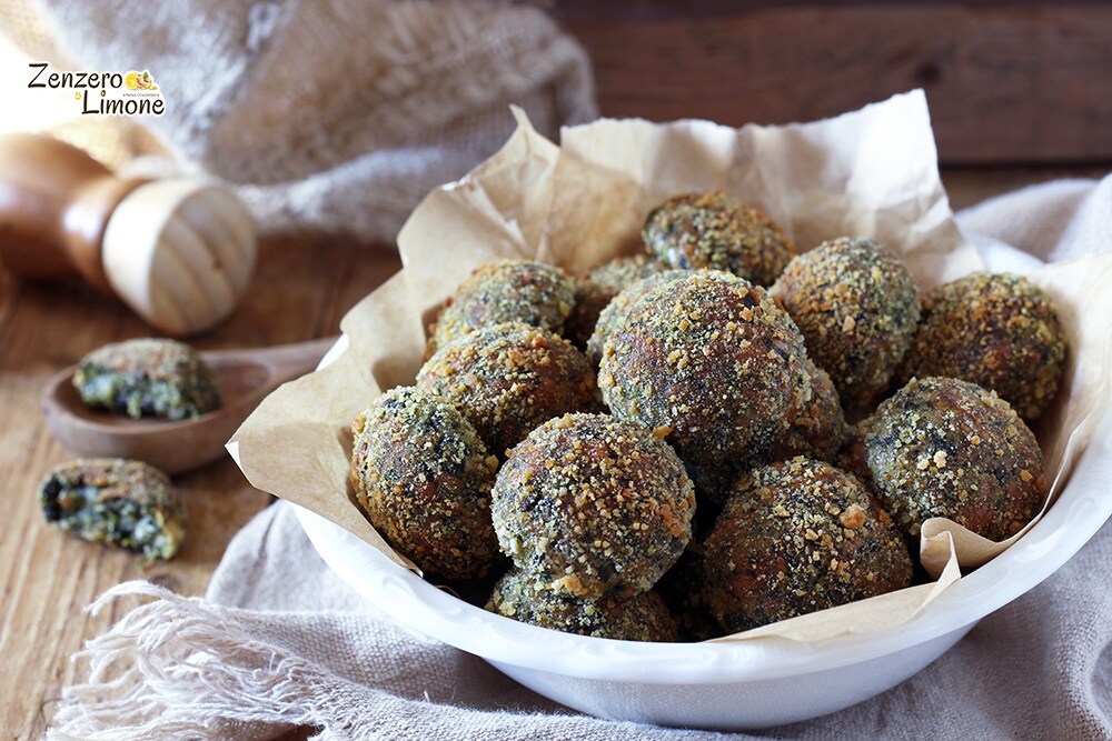 Spinach and Mozzarella Meatballs