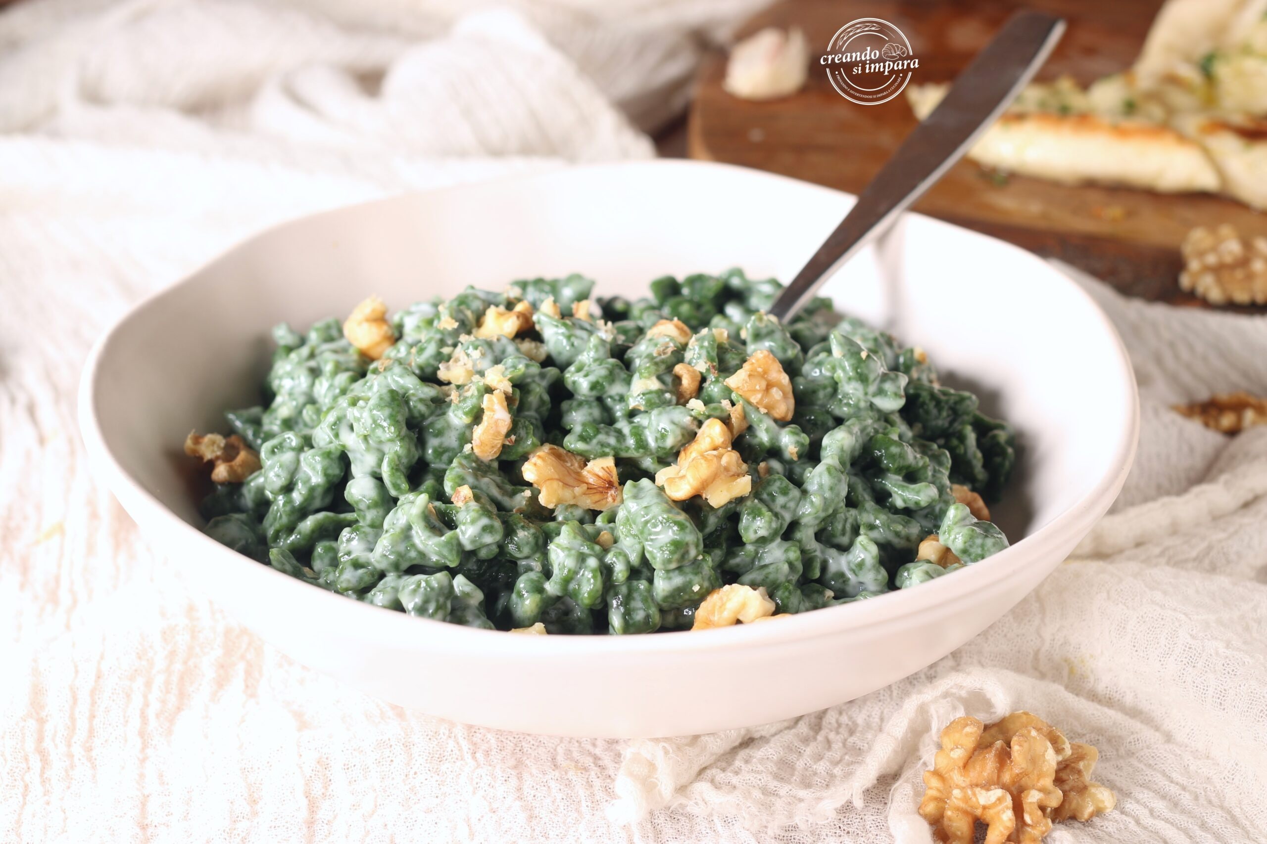 Egg-Free Spinach Spätzle