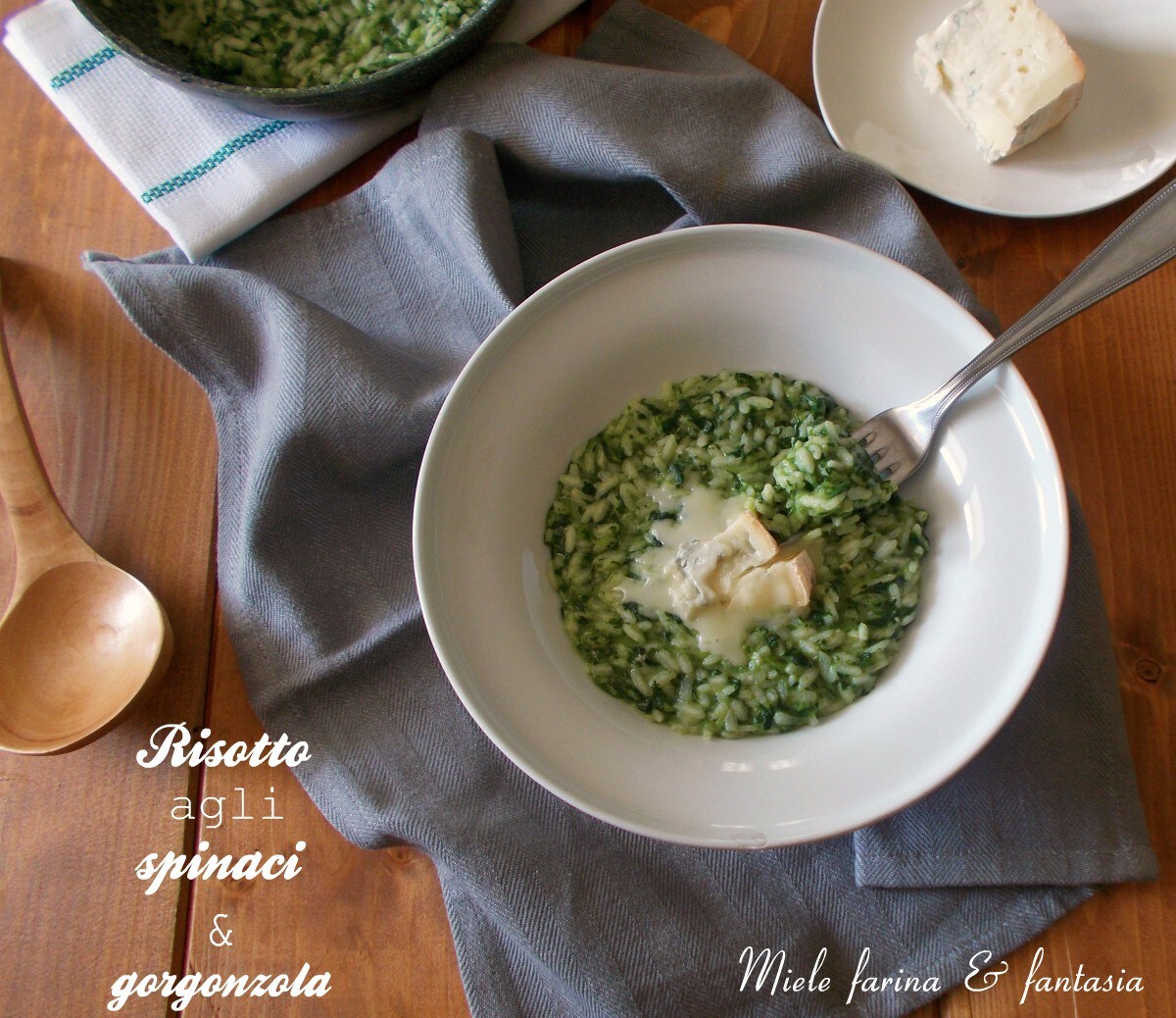 Risotto with Spinach and Gorgonzola