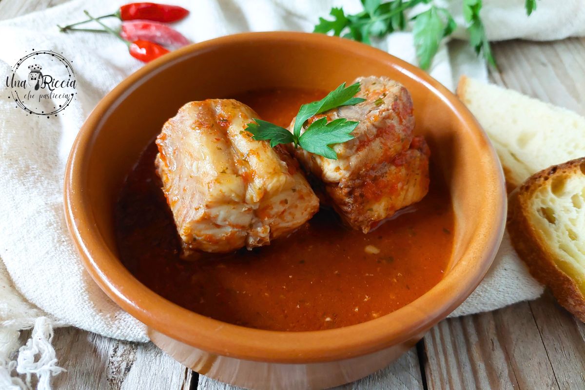 Spiny Dogfish in Marinara Sauce