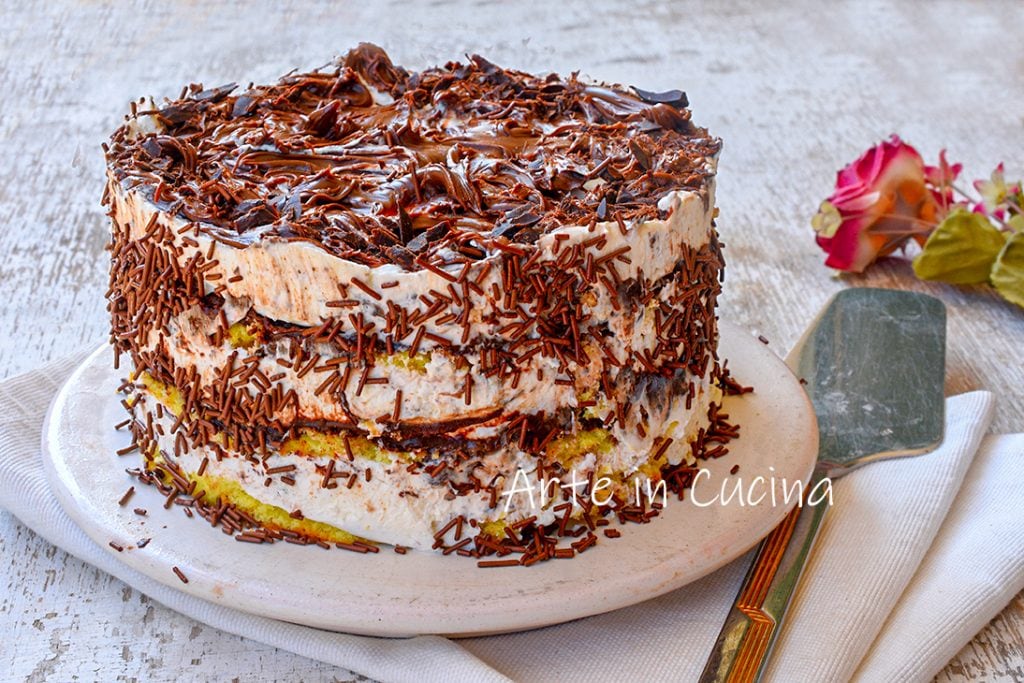 Sponge Cake and Nutella Semifreddo