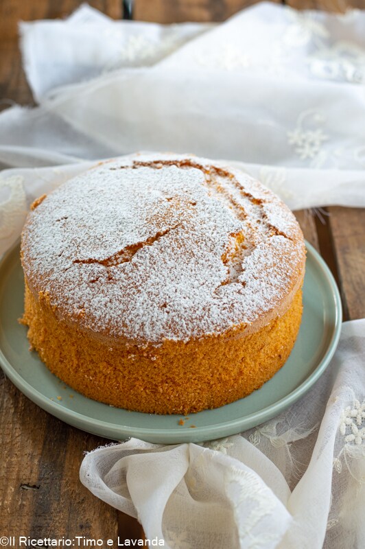 sponge cake with rice flour