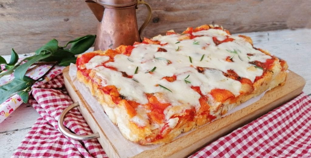 stale bread pizza