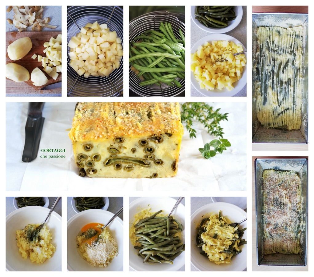 step by step recipe green bean loaf