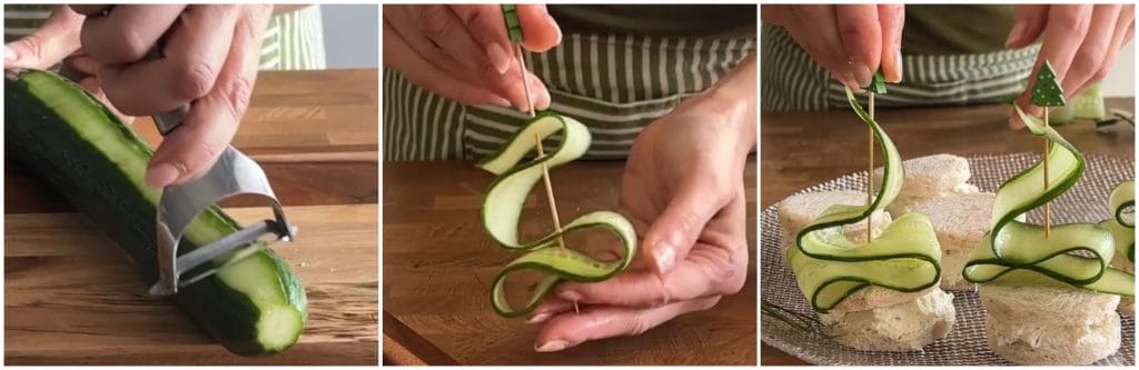 Christmas appetizer with feta