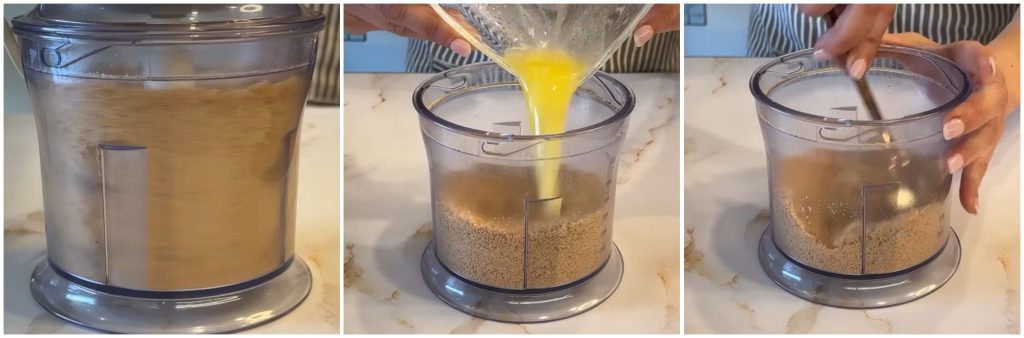 Dessert with Cream and Cookies in Jar Baking